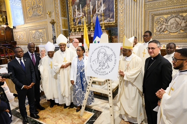 Svelato l’annullo per i 165 anni delle relazioni diplomatiche tra la Santa Sede e la Repubblica di Haiti
