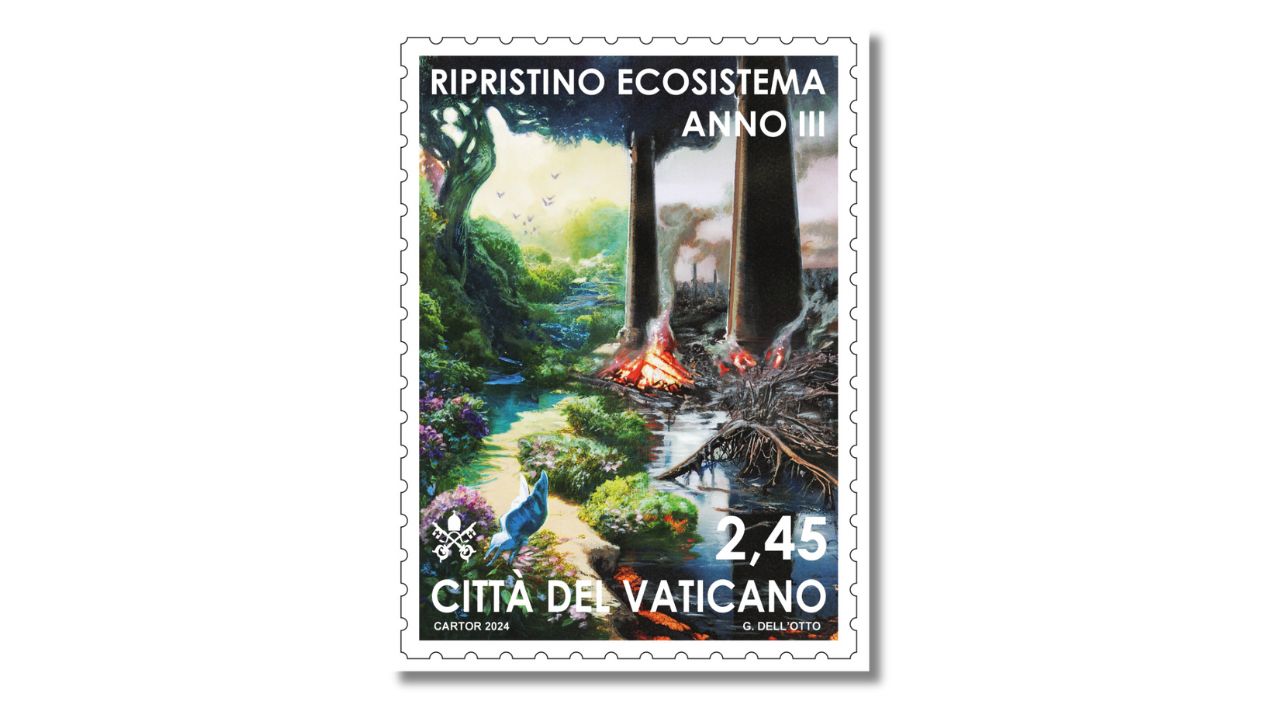Francobollo dedicato al Decennio per il ripristino dell’Ecosistema – Anno III