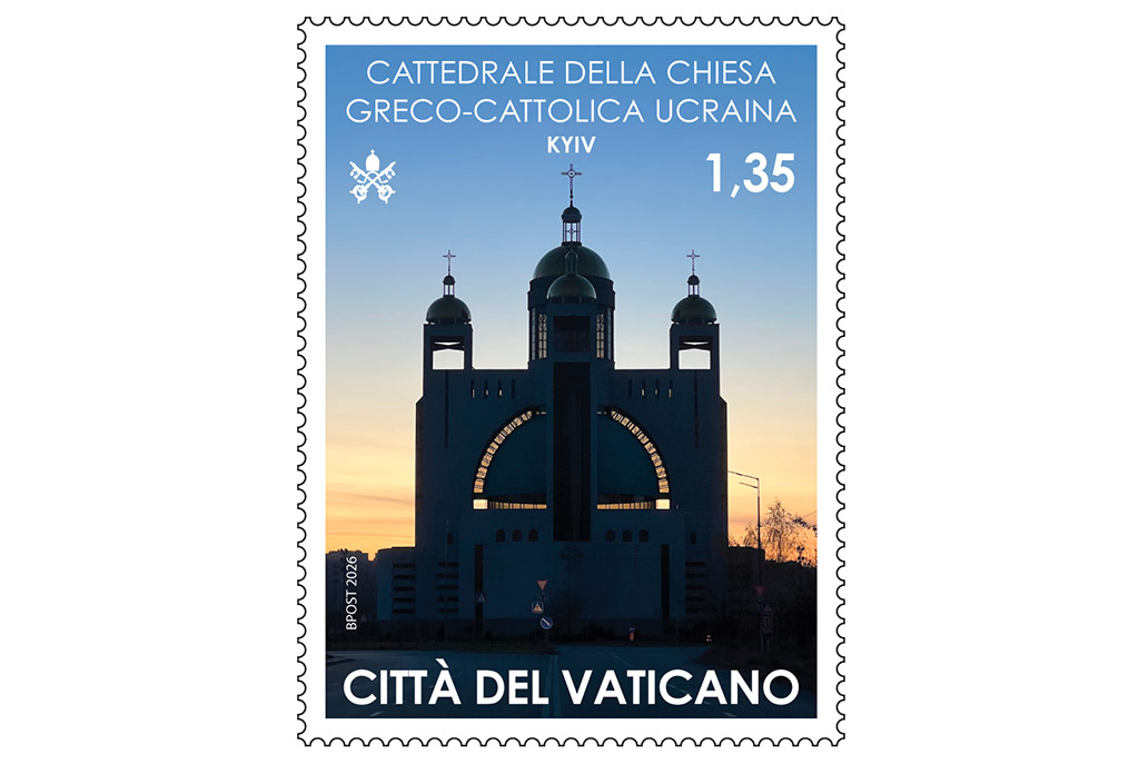 Francobollo e annullo postale speciale die emissionis  Cattedrale della Chiesa greco-cattolica ucraina di Kyiv